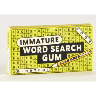 Blue Q Immature Word Search Gum