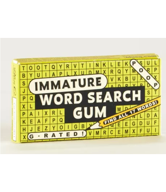 Blue Q Immature Word Search Gum