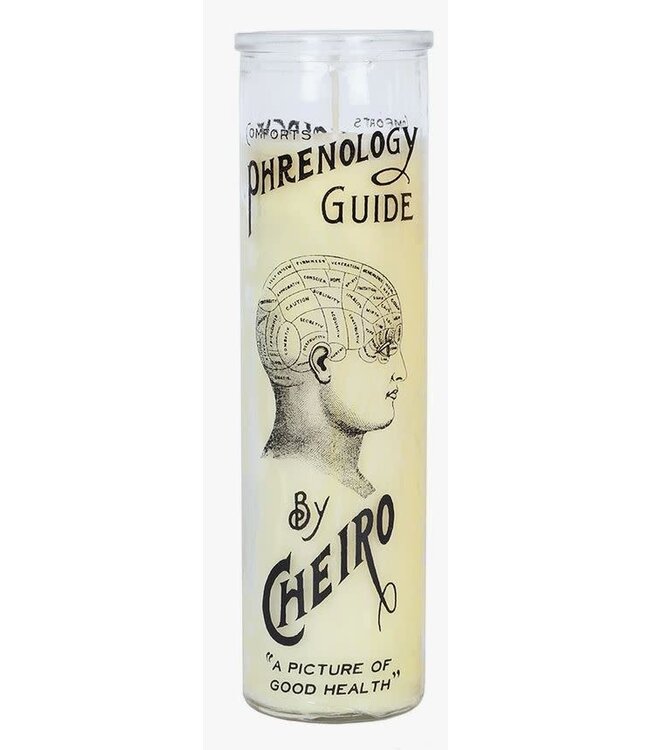 Phrenology Glass Candle