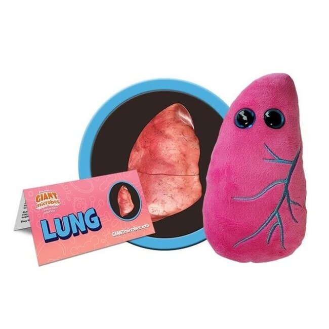 The Big Wheeze: Giant Microbes Lung Plush