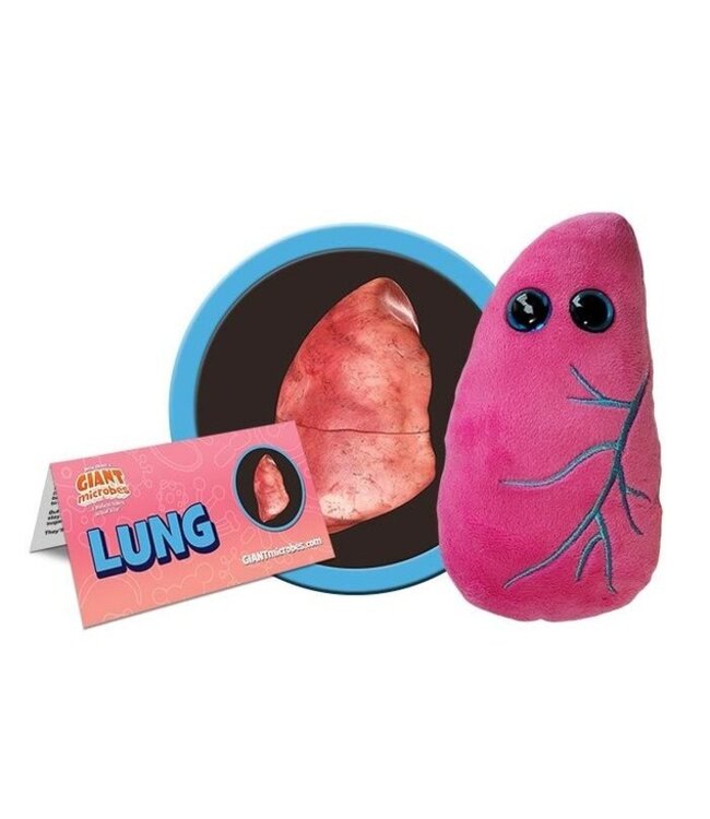 The Big Wheeze: Giant Microbes Lung Plush