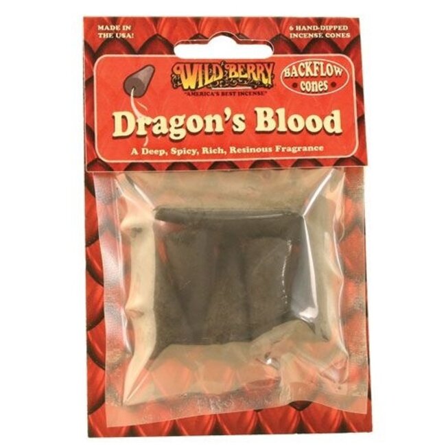 Dragons Blood Backflow Cone Incense