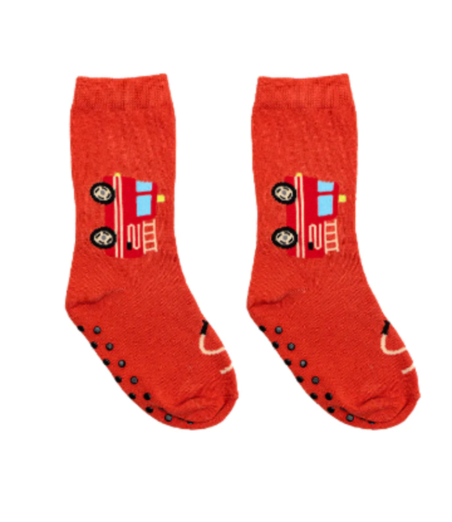 3D Fire Truck Socks