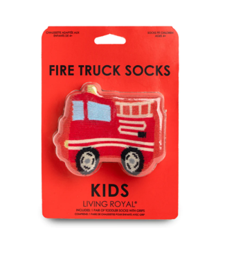 Living Royal 3D Fire Truck Socks