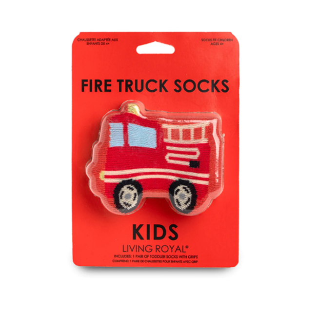 3D Fire Truck Socks