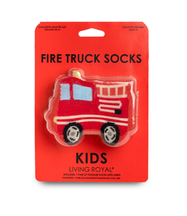 3D Fire Truck Socks
