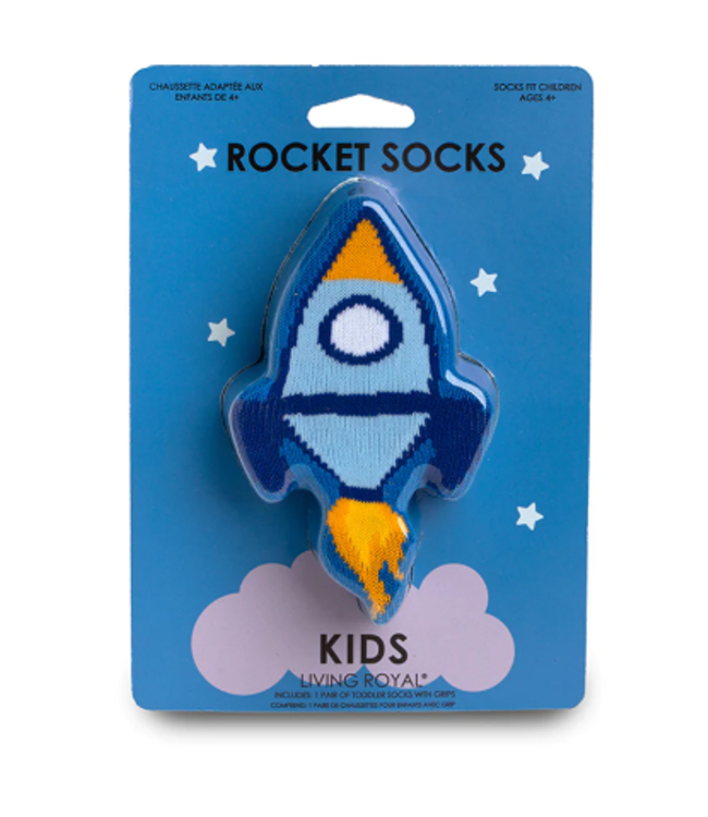 3D Rocket Kids Socks