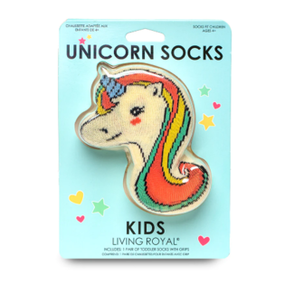 Living Royal 3D Unicorn Kids Socks