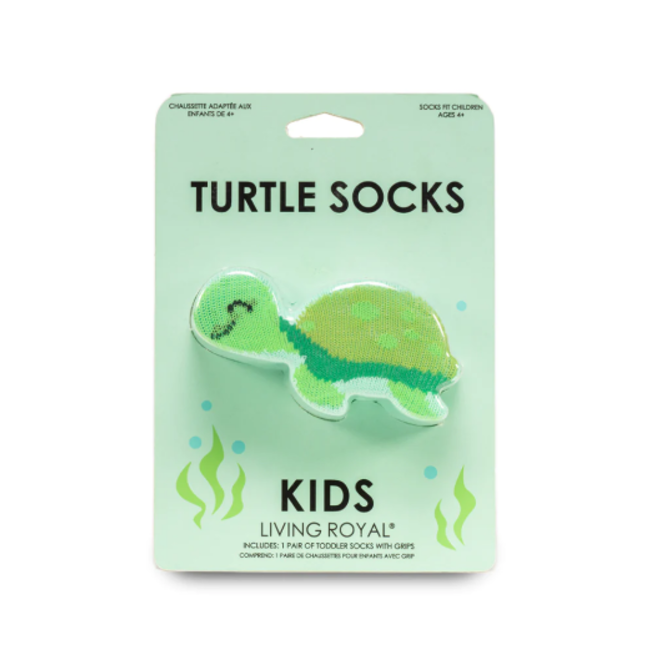 3D Turtle Kids Socks