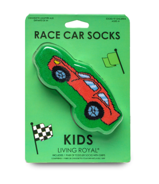 Living Royal 3D Race Car Kids Socks