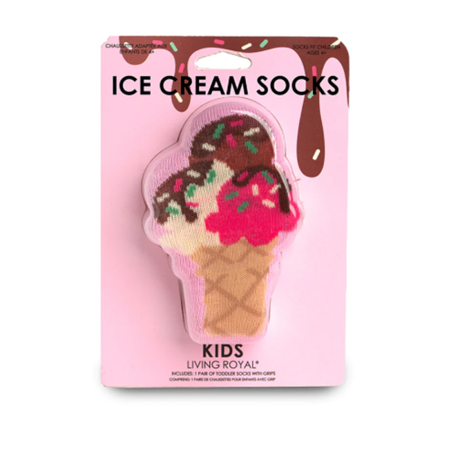 3D Ice Cream Kids Socks