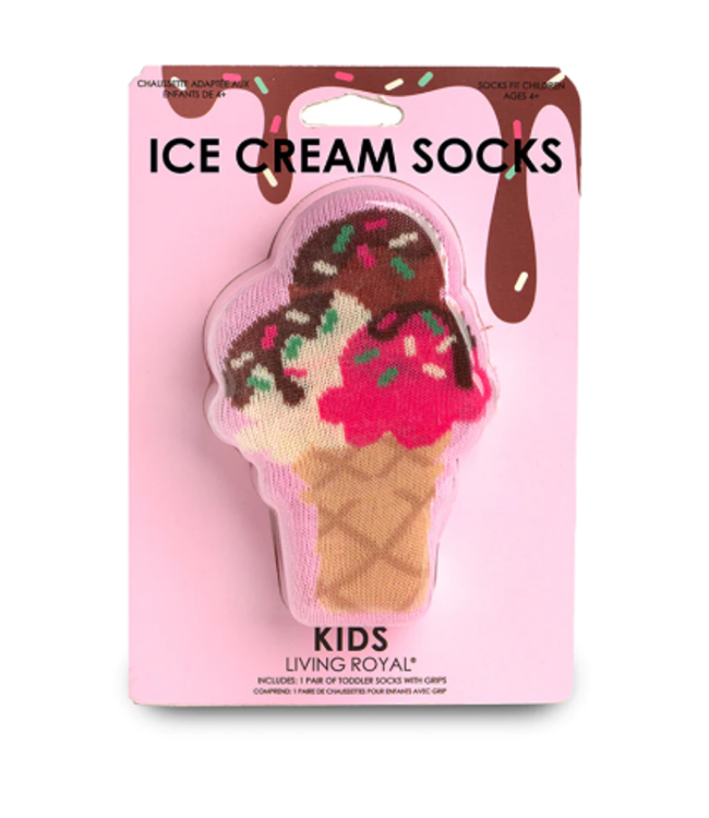 3D Ice Cream Kids Socks