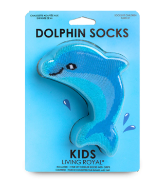 Living Royal 3D Dolphin Kids Socks