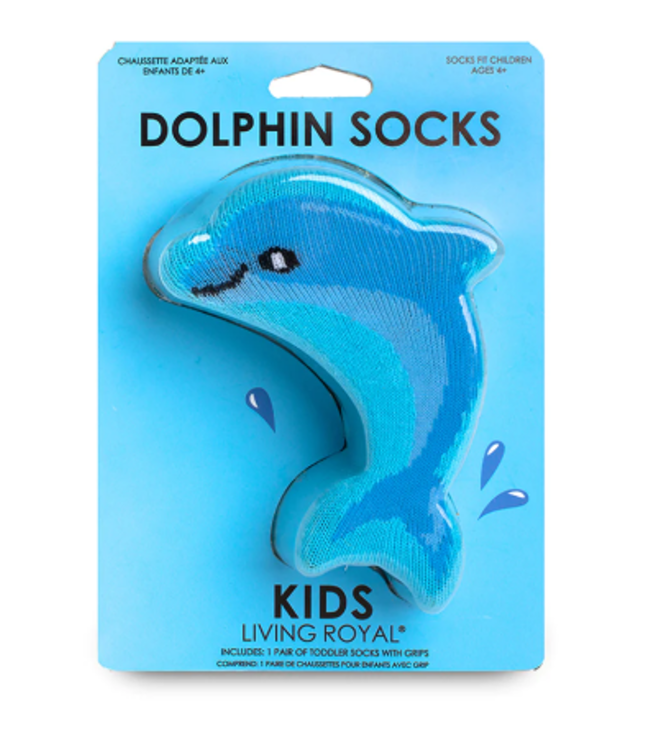 3D Dolphin Kids Socks