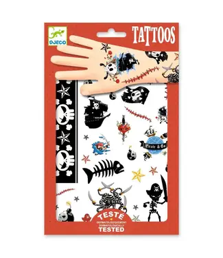 Djeco Pirates Temporary Tattoo