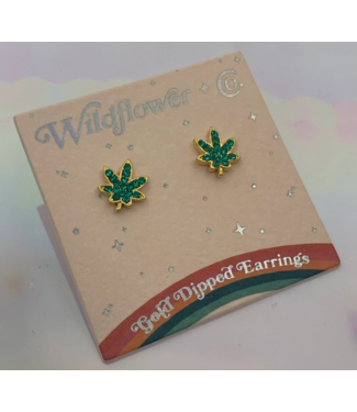 Wildflower Co. Weed Stud Earrings