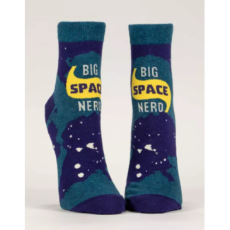 Blue Q Big Space Nerd Women's Ankle Socks