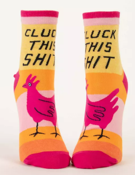 Blue Q Cluck This Shit Women's Ankle Socks