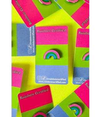 Rainbow Certified Polysexual LGBTQ+ Rainbow Pin