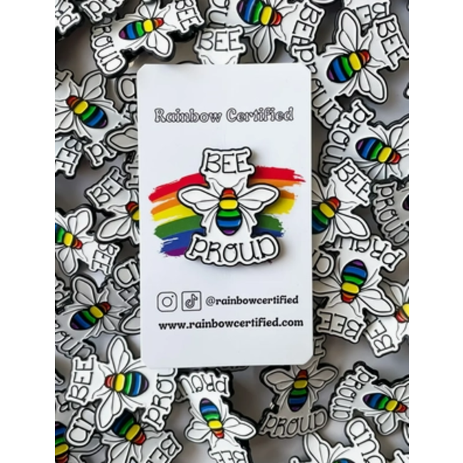 Bee Proud LGBTQ+ Pride Pin