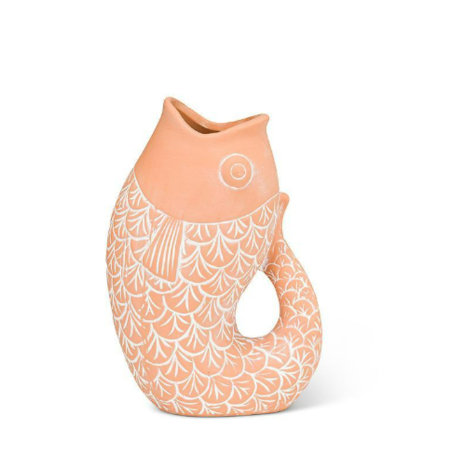 Small Gurgling Fish Vase-7.5"H