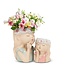 Girl with Flowers Small Planter-4"H