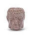 Buddha Head Stone Oil Warmer-4.5"H