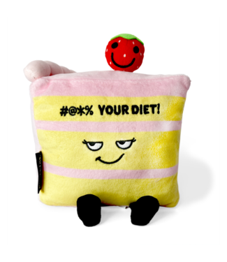 Punchkins Plush Cake Slice -  #@*% Your Diet!