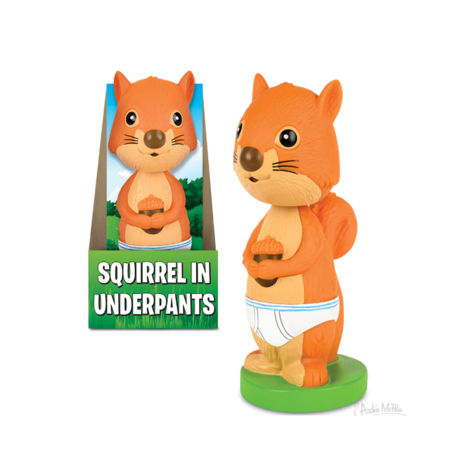 Nodder - Squirrel Underpants: Whimsical Bobblehead Collectible