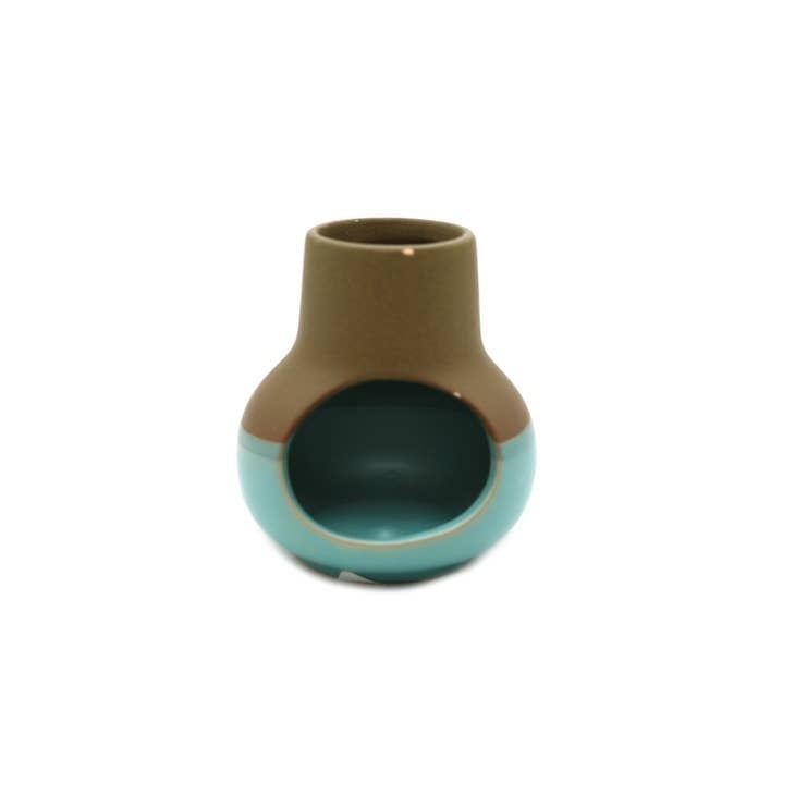 Turquoise & Brown Palo Santo Chimney