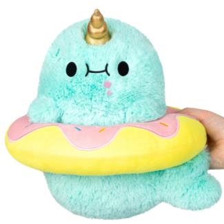 Squishable Mini Sparkles the Narwhal In Donut Plush