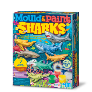 Playwell 3D Mould & Paint - Sharks