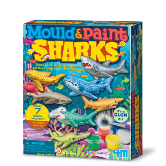 3D Mould & Paint - Sharks