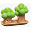 Grove Tree Salt and Pepper Set with Plate
