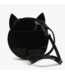 Mystical Black Cat Face Crossbody Bag