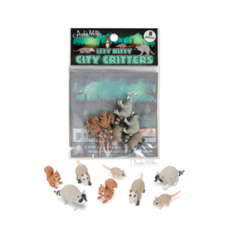 Archie McPhee Itty Bitty Critters  Figurines- Bag of 8