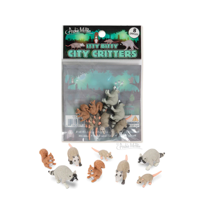Itty Bitty Critters - Bag of 8: Miniature Collectible Creatures