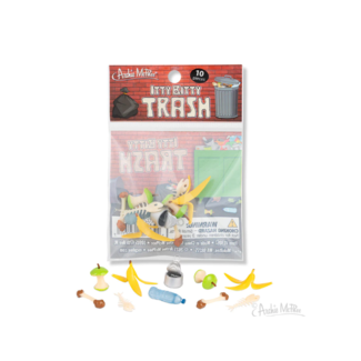 Archie McPhee Itty Bitty Trash Figurines - Bag of 10