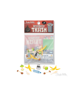 Archie McPhee Itty Bitty Trash Figurines - Bag of 10