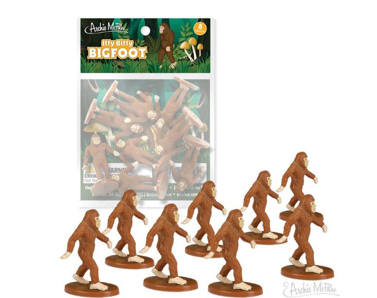 Itty Bitty Bigfoot Figurines