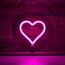 Mini Neon Heart- Pink