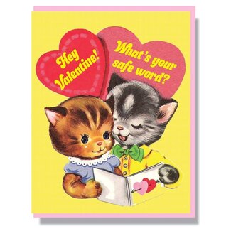 Smitten Kitten What's Your Safe Word? Card