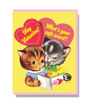 Smitten Kitten What's Your Safe Word? Card