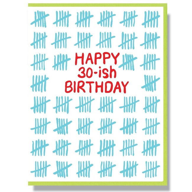 Happy 30-ish Birthday Greeting Card