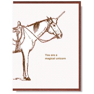 Smitten Kitten You are a Magical Unicorn Greeting Card