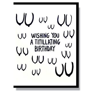 Smitten Kitten Titillating Birthday Card