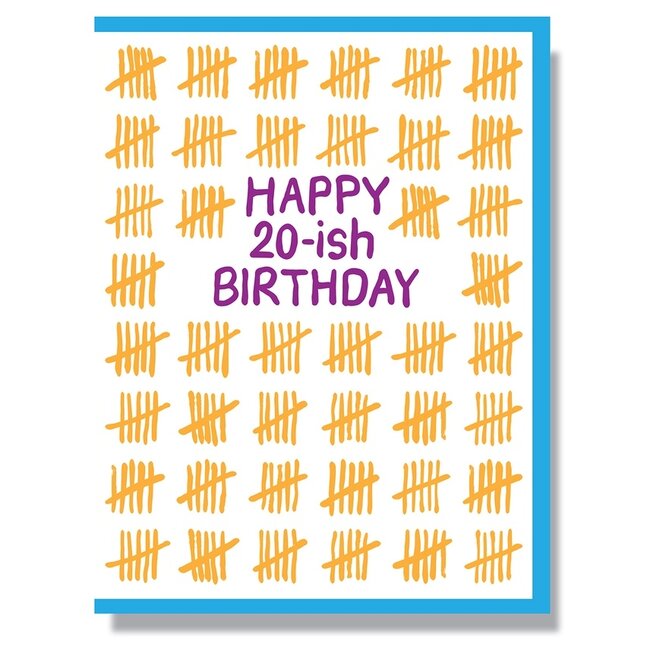 Happy 20-ish Birthday Greeting Card