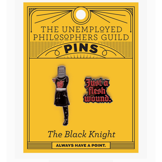 Unemployed Philosophers Guild Black Knight Pins Set