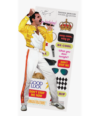 Unemployed Philosophers Guild Freddie Mercury Quotable Greeting Card