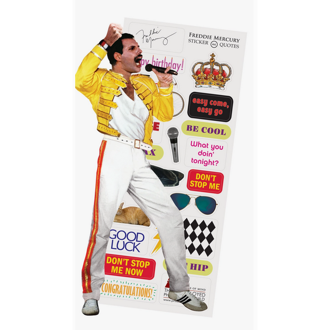 Freddie Mercury Quotable Notable Greeting Card